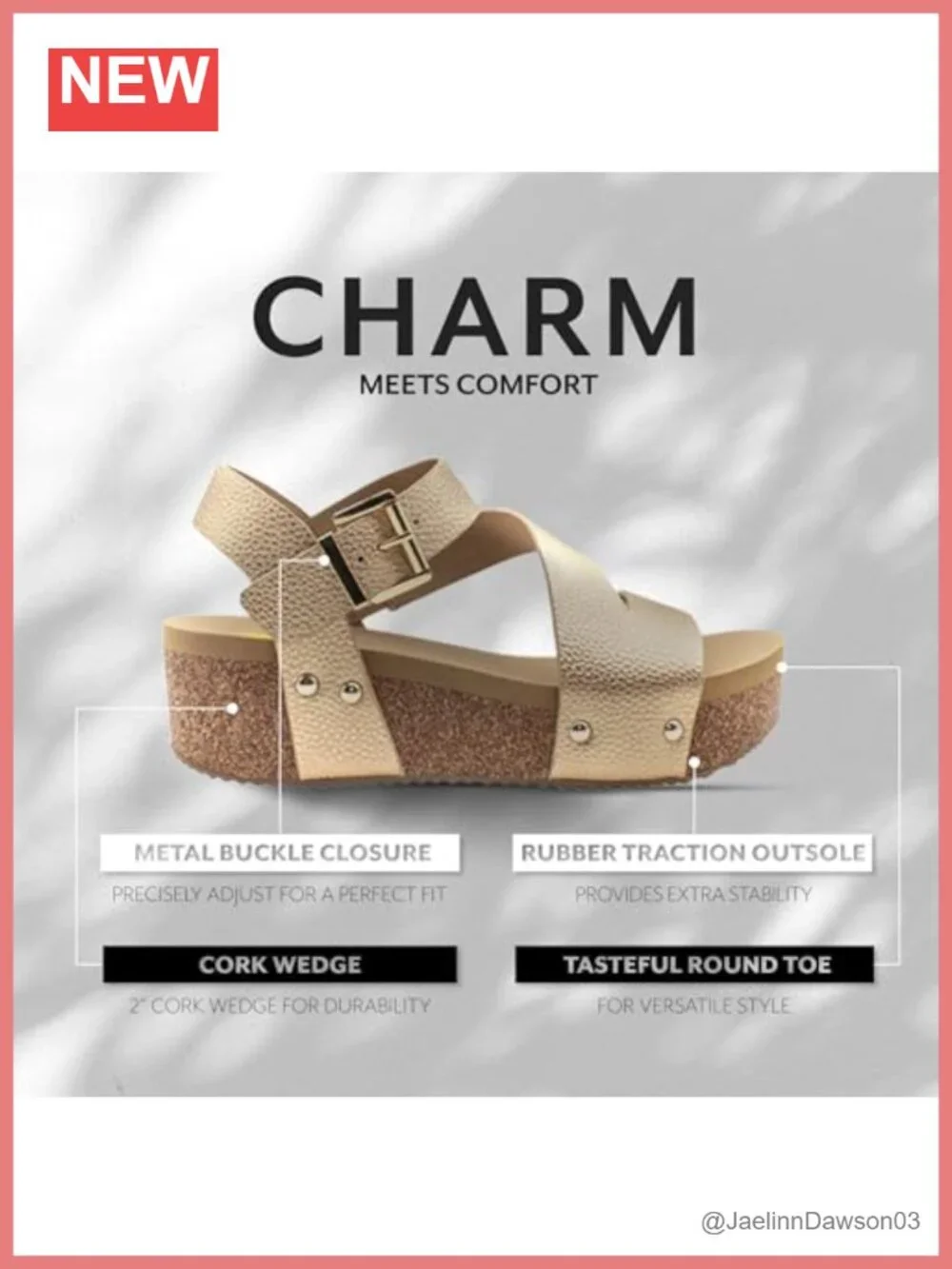 Vegan Leather Strappy Wedge Sandals for Women Cork Heel Casual Open Toe